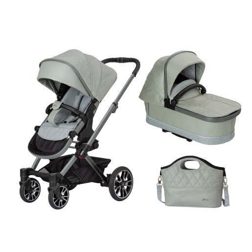Carucior Hartan Mercedes-Benz Avantgarde GTX 2 in 1 Sage Grey (718), 3 ani garantie, Made in Germany