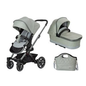 Carucior Hartan Mercedes-Benz Avantgarde GTX 2 in 1 Sage Grey (718), 3 ani garantie, Made in Germany